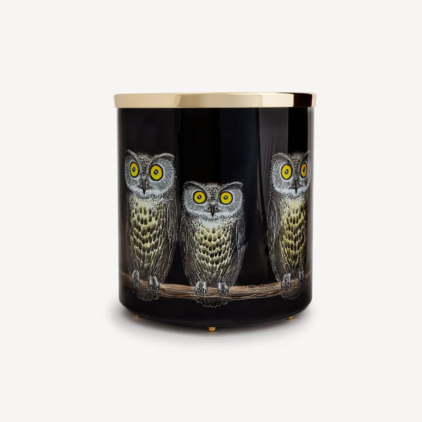 Fornasetti Cestini Di Carta^Cestino Di Carta Civette Multicolore