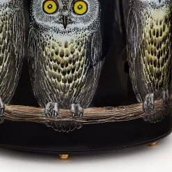 Fornasetti Cestini Di Carta^Cestino Di Carta Civette Multicolore