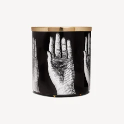 Fornasetti Cestini Di Carta^Cestino Di Carta Mani Bianco/Nero/Oro