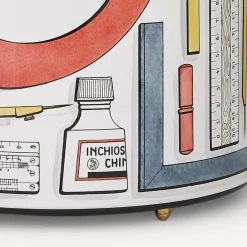 Fornasetti Cestini Di Carta^Cestino Di Carta Strumenti Da Disegno Multicolore