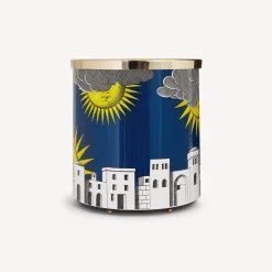 Fornasetti Cestini Di Carta^Cestino Portacarte Sole Di Capri Multicolore