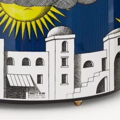 Fornasetti Cestini Di Carta^Cestino Portacarte Sole Di Capri Multicolore