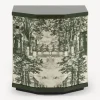 Fornasetti Armadietti^Comodino Poliedrico Giardino Settecentesco Verde/Avorio