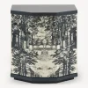 Fornasetti Armadietti^Comodino Poliedrico Giardino Settecentesco Blu/Avorio