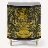 Fornasetti Armadietti^Comodino Poliedrico Giardino Settecentesco Nero Giallo