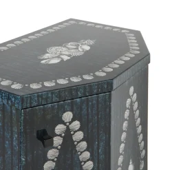 Fornasetti Armadietti^Comodino Poliedrico Giro Di Conchiglie Argento/Blu