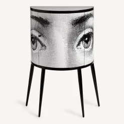 Fornasetti Console Di Archiviazione^Consola Occhi Bianco Nero