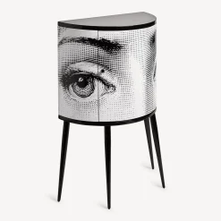 Fornasetti Console Di Archiviazione^Consola Occhi Bianco Nero