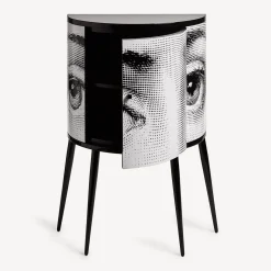 Fornasetti Console Di Archiviazione^Consola Occhi Bianco Nero