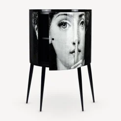 Fornasetti Console Di Archiviazione^Consola Silenzio Bianco Nero
