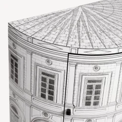 Fornasetti Console Di Archiviazione^Console Architettura Bianco Nero