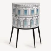 Fornasetti Console Di Archiviazione^Console Architettura Celeste Bianco/Nero/Blu