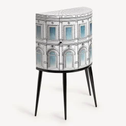 Fornasetti Console Di Archiviazione^Console Architettura Celeste Bianco/Nero/Blu