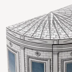 Fornasetti Console Di Archiviazione^Console Architettura Celeste Bianco/Nero/Blu