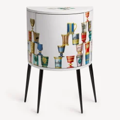 Fornasetti Console Di Archiviazione^Console Bicchieri Di Boemia Multicolore