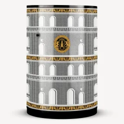 Fornasetti Console Di Archiviazione^Consolle Alta Facciata Quattrocentesca Bianco/Nero/Giallo