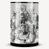Fornasetti Console Di Archiviazione^Consolle Alta Teste Antiche Bianco Nero