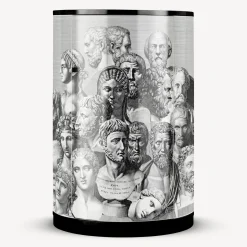 Fornasetti Console Di Archiviazione^Consolle Alta Teste Antiche Bianco Nero