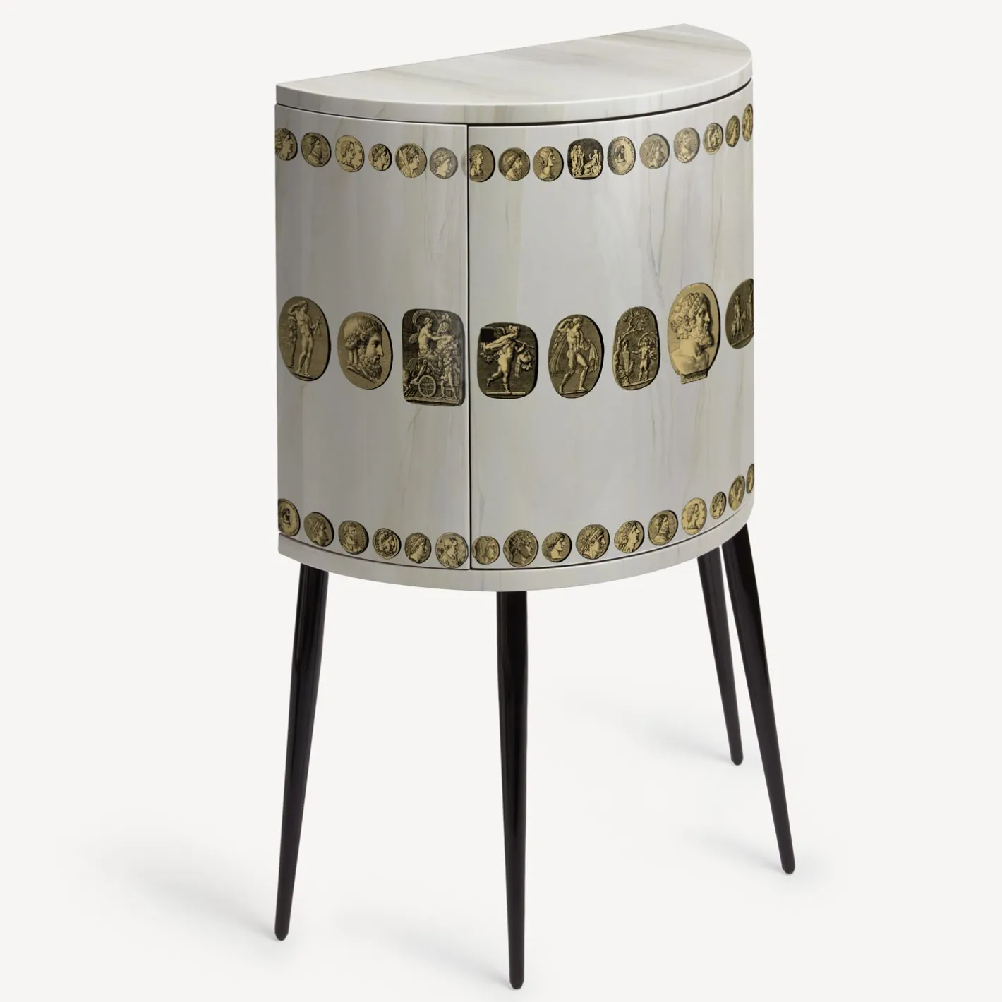 Fornasetti Console Di Archiviazione^Consolle Cammei Oro/Avorio
