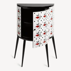 Fornasetti Console Di Archiviazione^Consolle Comme Des Forna Bianco/Nero/Rosso