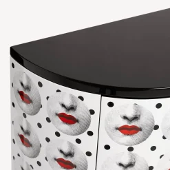 Fornasetti Console Di Archiviazione^Consolle Comme Des Forna Bianco/Nero/Rosso