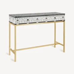 Fornasetti Console Di Archiviazione^Consolle Con Cassetto Architettura Bianco Nero