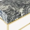 Fornasetti Console Di Archiviazione^Consolle Con Cassetto Giardino Settecentesco Blu/Avorio