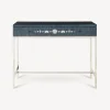Fornasetti Console Di Archiviazione^Consolle Con Cassetto Giro Di Conchiglie Argento/Blu