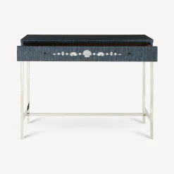 Fornasetti Console Di Archiviazione^Consolle Con Cassetto Giro Di Conchiglie Argento/Blu
