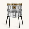 Fornasetti Console Di Archiviazione^Consolle Facciata Quattrocentesca Bianco/Nero/Giallo