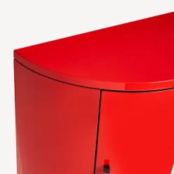 Fornasetti Console Di Archiviazione^Consolle Serratura Bianco/Nero/Rosso