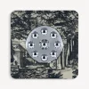 Fornasetti Specchi Di Design^Cornice Con Specchio Bubbles Giardino Settecentesco Blu/Avorio