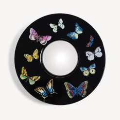 Fornasetti Specchi Di Design^Cornice Con Specchio Convesso Farfalle Multicolore