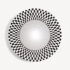 Fornasetti Specchi Di Design^Cornice Con Specchio Convesso Egocentrismo Bianco Nero