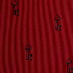 Fornasetti Cravatte^Cravatta Serratura Rosso