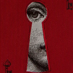 Fornasetti Cravatte^Cravatta Serratura Rosso