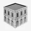 Fornasetti Armadietti^Cubo Con Cassetto Architettura Bianco Nero