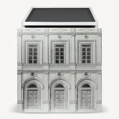 Fornasetti Armadietti^Cubo Con Cassetto Architettura Bianco Nero