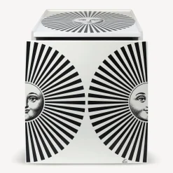 Fornasetti Armadietti^Cubo Con Cassetto Sole Raggiante Bianco Nero