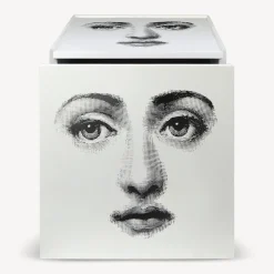 Fornasetti Armadietti^Cubo Con Cassetto Viso Bianco Nero