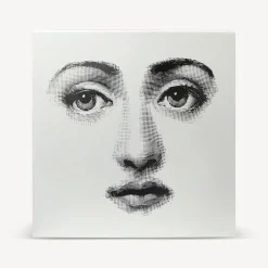Fornasetti Armadietti^Cubo Con Cassetto Viso Bianco Nero