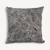 Fornasetti Cuscini^Cuscino Da Esterno Malachite Bianco Nero