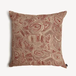 Fornasetti Cuscini^Cuscino Da Esterno Malachite Ruggine/Ecru