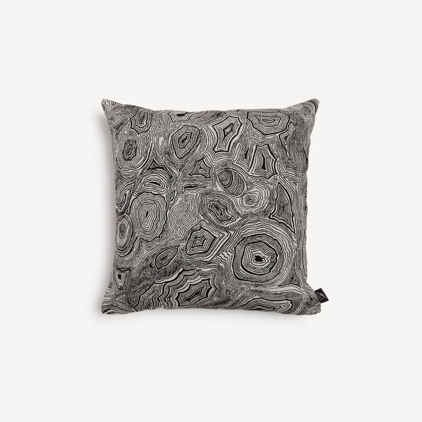 Fornasetti Cuscini^Cuscino Da Esterno Malachite Bianco Nero