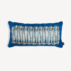 Fornasetti Cuscini^Cuscino Sardina Multicolore