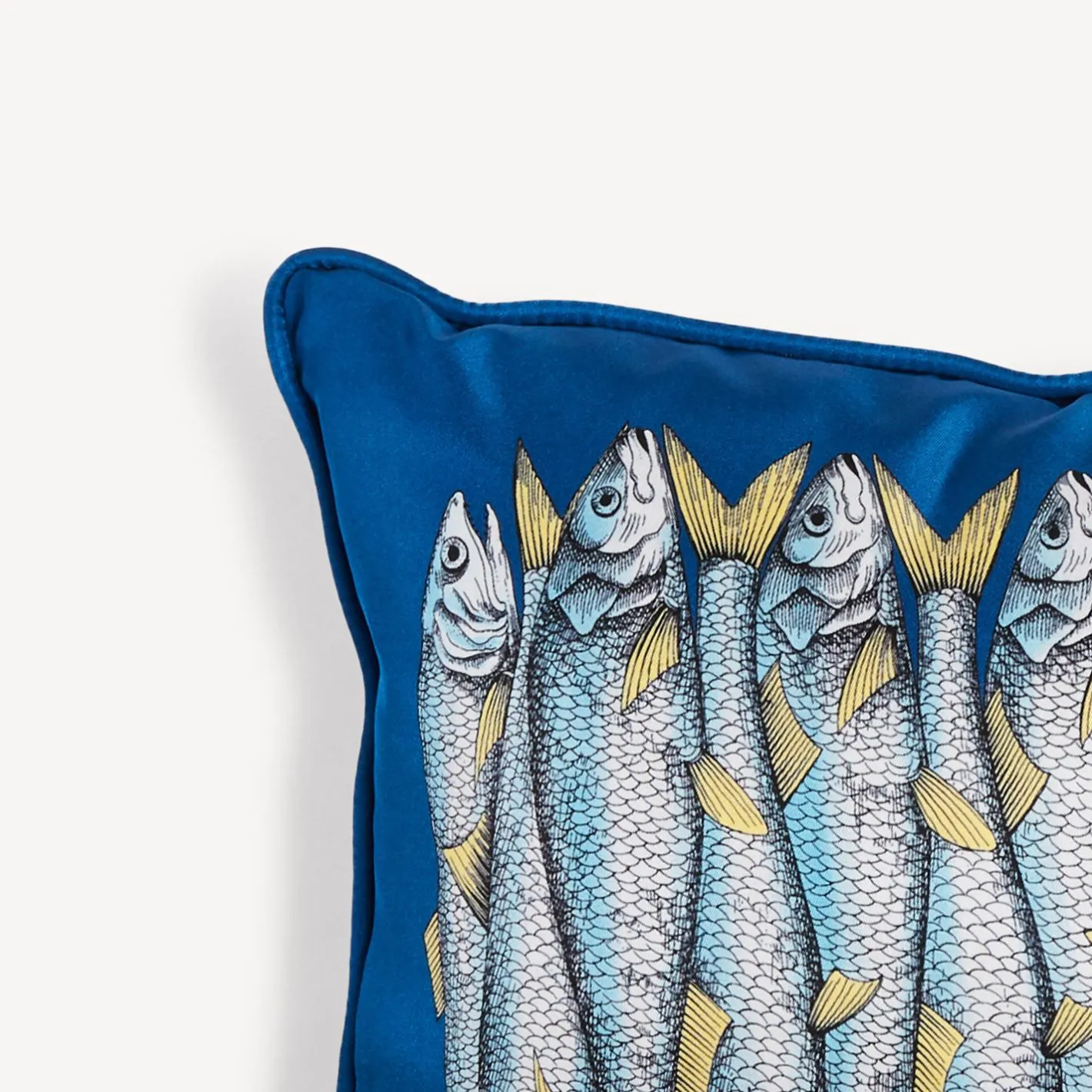 Fornasetti Cuscini^Cuscino Sardina Multicolore