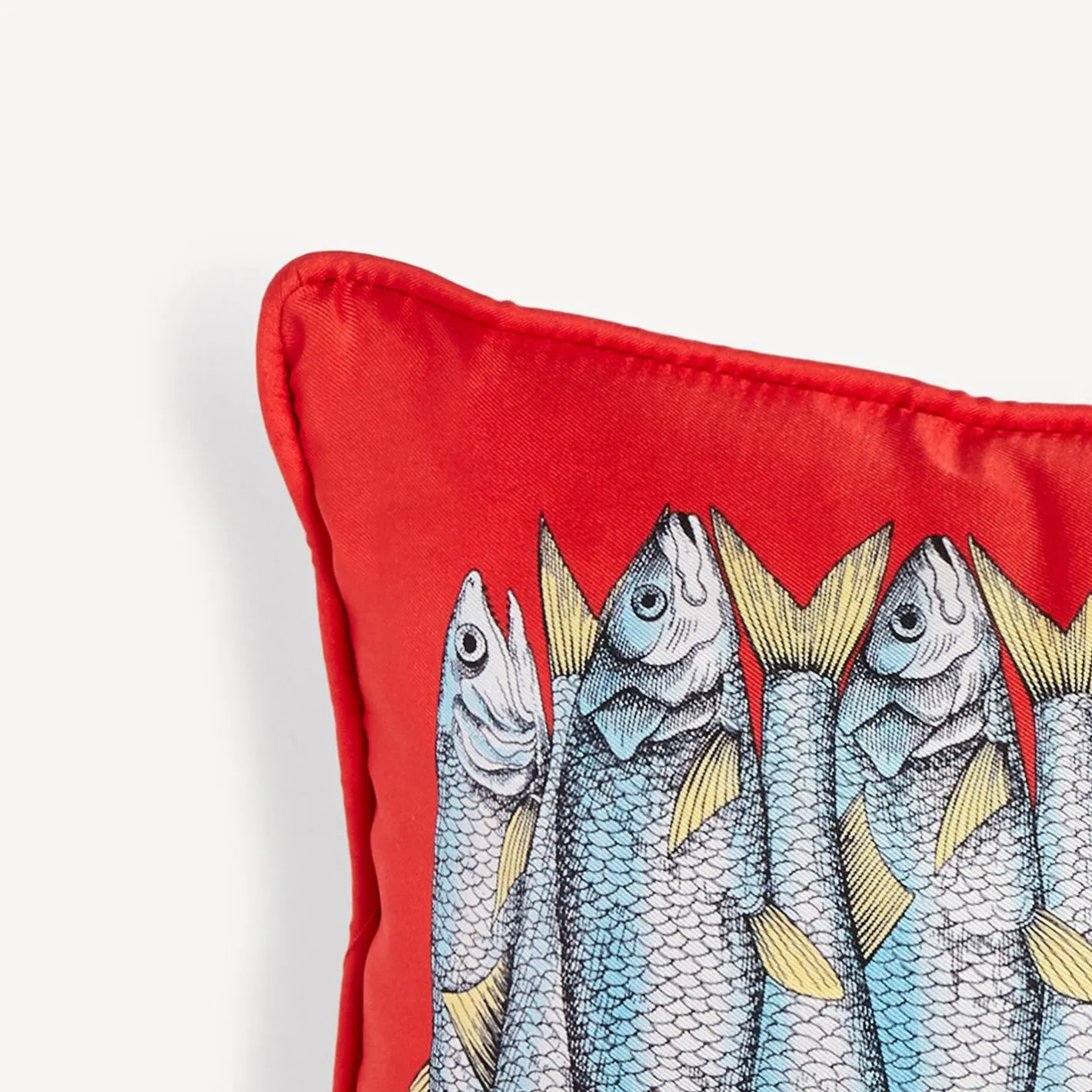 Fornasetti Cuscini^Cuscino Sardina Multicolore