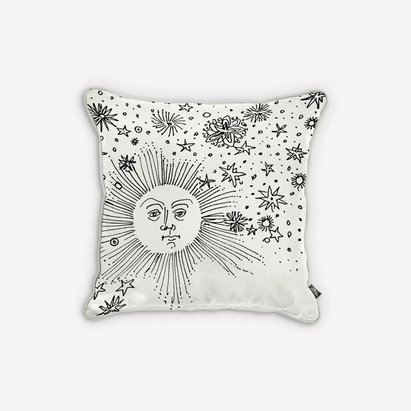 Fornasetti Cuscini^Cuscino Solamente Bianco Nero