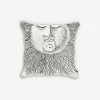 Fornasetti Cuscini^Cuscino Solingo Bianco Nero