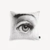 Fornasetti Cuscini^Cuscino Tema E Variazioni N.397 Bianco Nero